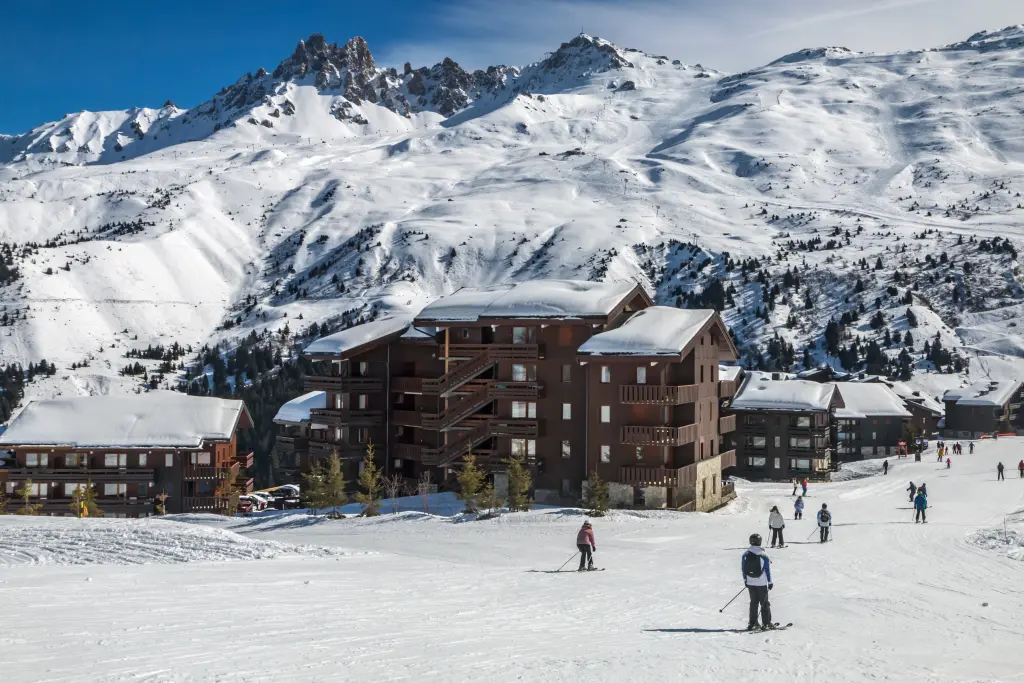 skieur à méribel mottaret