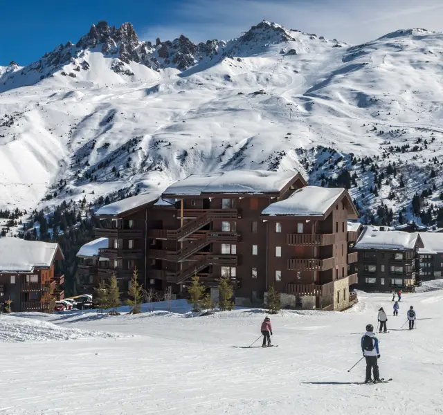 skieur à méribel mottaret